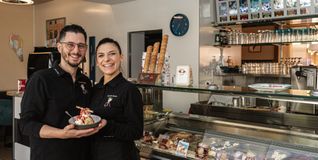 Monia Butera und ihr Mann Orazio Gozza setzen neben hausgemachten Eis auch auf hausgemachte Soßen.